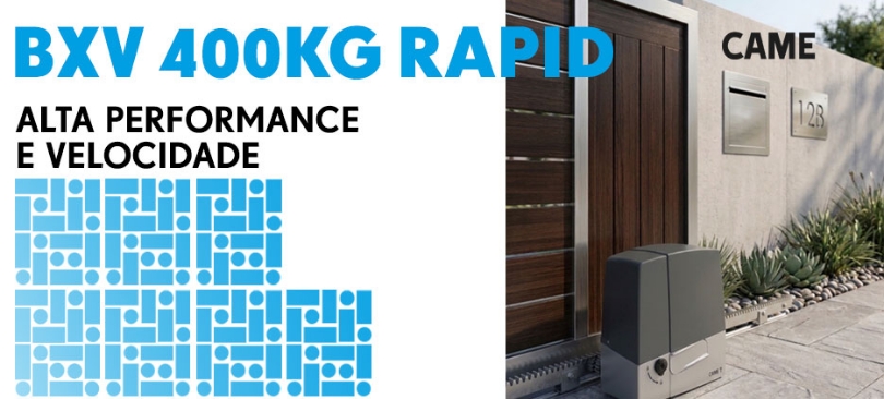Novo motor BXV 400KG RAPID  da CAME