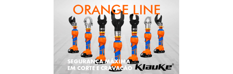 ORANGE LINE DA KLAUKE – SEGURANÇA MÁXIMA EM CORTE E CRAVAÇÃO