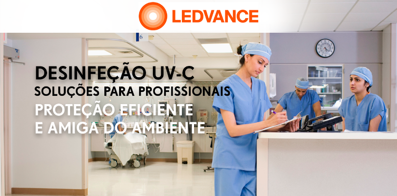 Os UV-C da Ledvance na luta contra a propagação da pandemia COVID 19