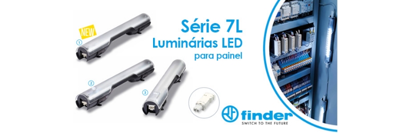 Luminárias Led para Quadros Elétricos Série 7L - Finder