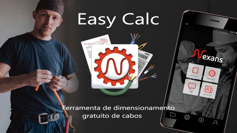 Easy Calc da Nexans - Ferramenta de dimensionamento gratuito de cabos